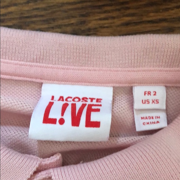 Men’s XS/Youth XL Lacoste Collared Shirt - Picture 2 of 3